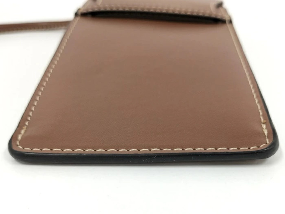 Celine Shoulder Bag Phone Case Leather Brown - Picture 7 of 10